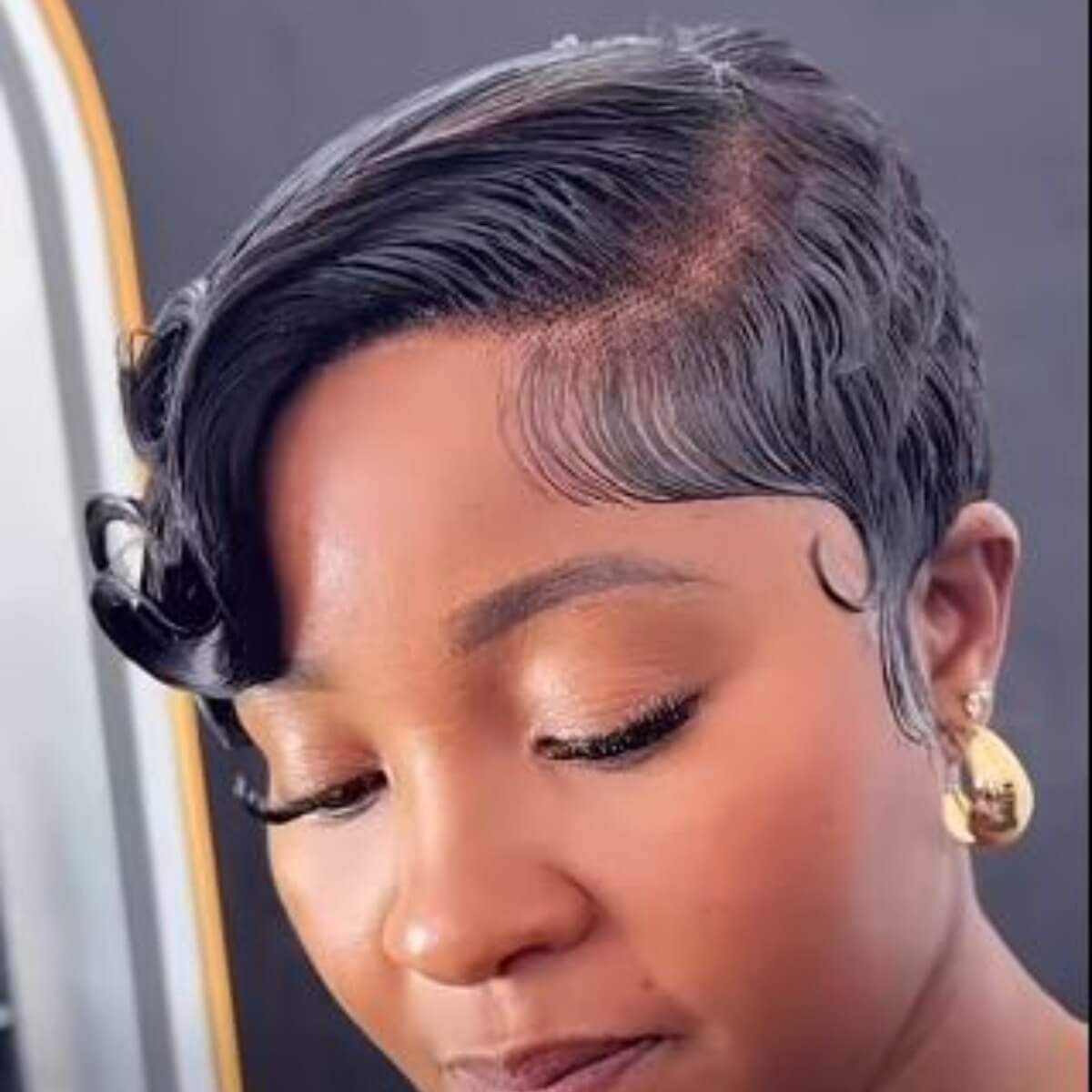 short finger wave wig short finger wave wig