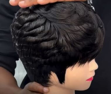 jet black wavy pixie cut wig – short, sassy & effortlessly chic jet black wavy pixie cut wig – short, sassy & effortlessly chic