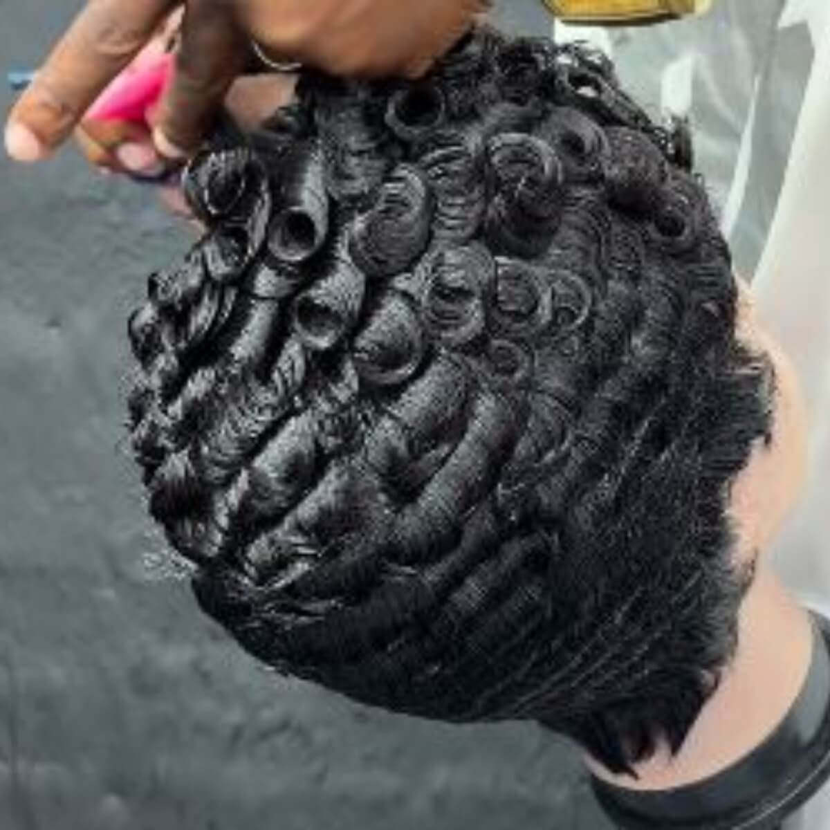 finger wave wig finger wave wig